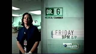 Discovery Health Channel — quotDr G Medical Examinerquot • Season 3 quotDangerous Forcesquot promo 2006 [upl. by Devora]