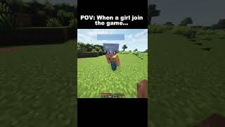 Funniest Minecraft Moments With a Female Player indiangamer hindigameplay minecraftfunny funny [upl. by Just]