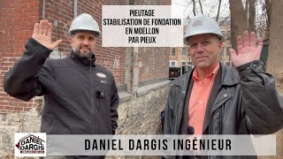 Pieutage stabilisation de fondation en moellon par pieux – Daniel Dargis ingénieur  partie 2 [upl. by Karlotte]