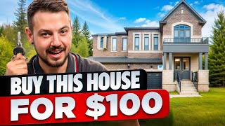 How To Buy REAL ESTATE with ONLY 100 [upl. by Eissel]