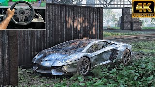 Rebuilding Lamborghini Aventador LP 7004  Forza Horizon 5  PXN V9 Steering Wheel Gameplay [upl. by Minabe]