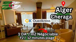 Ouedkniss Algerie Alger Cheraga appartement F2 Negociable [upl. by Llennor]