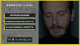 Prezzo e costo marginale massimo profitto in concorrenza perfetta  Microeconomia [upl. by Ylliw718]