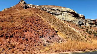 Dolerite Dyke  Geology  Free State  South Africa  Golden Gate  Sandstones [upl. by Nylaroc]