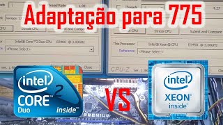 E8400 VS E5450  Core 2 Duo VS Xeon  Vale a pena asus p5k premium [upl. by Adihaj]