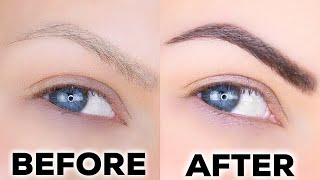 HOW TO TINT YOUR EYEBROWS AT HOME  CHEAP FAST amp SIMPLE [upl. by Leamiba904]