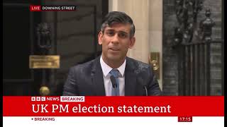 UK leader Rishi Sunak disaster “Things Can Only Get Better” by D Ream is drowning as he quits [upl. by Nuoras]