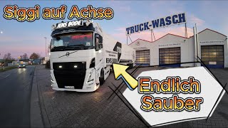 Siggi auf Achse 11 Frisch und Sauber in die Käse Woche Trucker Doku Fernfahrer Woche 4K [upl. by Sawyor251]