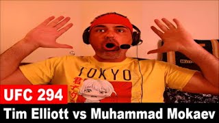 UFC 294 Tim Elliott vs Muhammad Mokaev LIVE REACTION [upl. by Haeel]