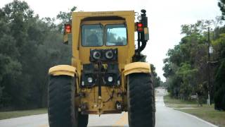 Caterpillar 830 MB on the road at speed [upl. by Leuneb]