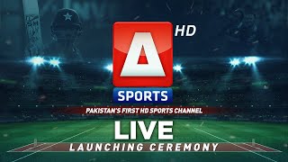 Launching Ceremony  A Sports  Pakistans First HD Sports Channel [upl. by Eppie]