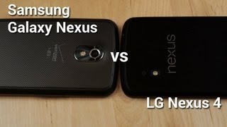 Nexus 4 vs Galaxy Nexus [upl. by Eissalc]