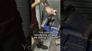 Day 28 of Making Steel Mandalorian Armour  the shoulder trim mandalorian starwars diy wip [upl. by Janetta]