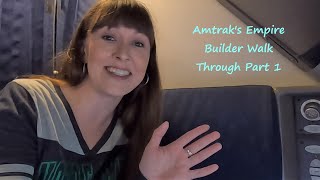 Amtraks Empire Builder Walk Through Part 1 [upl. by Beulah]