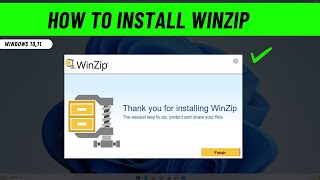 WinZip  How to install Winzip in Windows 11 ✅ [upl. by Melena]