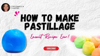 How To Make Pastillage The Right Way2024 [upl. by Dumah]