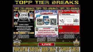 SUNDAY BREAKS  TOPP TIER  EEE 3096  2024 BOWMAN CHROME 3097 amp 3098  2024 TOPPS PRISTINE 3099 [upl. by Jackie]