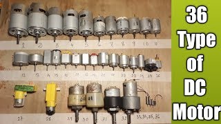 36 Types Of DC Motor All Details [upl. by Westlund]