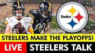 Steelers Talk LIVE Steelers Make The Playoffs  TJ Watt Injury Update  Start Kenny Pickett [upl. by Eadahc]