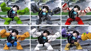 All Big Fig Character perform Tony Stark transform animation in LEGO Marvel Super Heroes 2 [upl. by Ofella691]