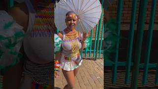 Zulu Queen 👑 carnival fashion africa intombizomhlanga zuma pride dance [upl. by Soni]