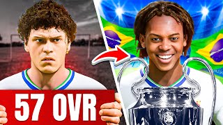 I Rebuild Using BRAZIL 🇧🇷 Youth Academy Only 😍 [upl. by Dnalyag614]