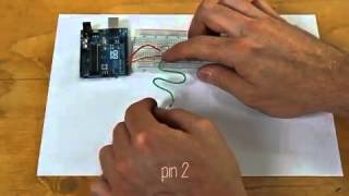 Making A Capacitive Proximity Sensor With Electric Paint [upl. by Aihsenek]