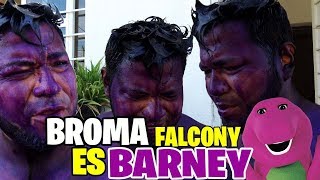 🔥BROMA A FALCONY LO CONVERTÍ EN BARNEY 🔥 [upl. by Kenleigh381]