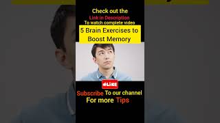 Brain Exercises To Boost Memory🤩😇 memoryhack class10 motivation brain study memorypower exam [upl. by Maibach477]