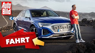 Audi Q8 etron 2023  Neuer Name aufgefrischte Ringe  Erste Fahrt mit Holger Preiss [upl. by Catrina564]