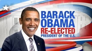 Barack Obama ReElected President [upl. by Netaf]