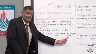 Class 10  Chemistry  Chapter 10  Lecture 2 LowryBronsted Acid Base Concept  Allied School [upl. by Vil]