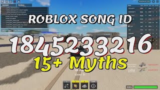 15 Myths Roblox Song IDsCodes [upl. by Gyatt444]