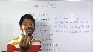 All parts of speech  English grammar course part 10 in easiest waybangla [upl. by Croydon]