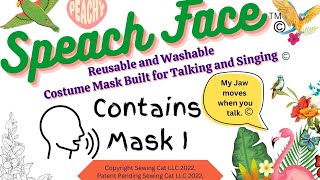 why i live in my car my business Speach Face Masks by sewing cat llc [upl. by Entruoc]