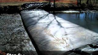 DamIt Dams Portable  Temporary Cofferdam Process [upl. by Legim493]