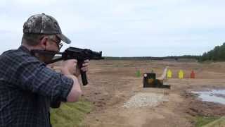 shooting 9mm VityazSN PP1901 submachine gun [upl. by Trev]