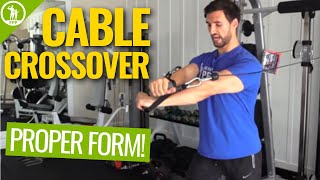 How To Properly Do Cable Crossovers  Proper Form Sets Reps amp Routine [upl. by Shandee]