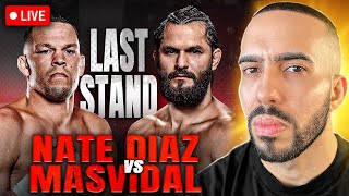 NATE DIAZ vs JORGE MASVIDAL 2 Full Card LIVE STREAM WATCH PARTY [upl. by Risay]