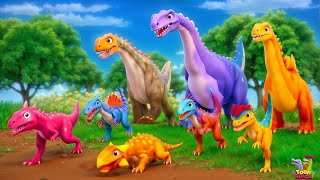 Laugh Out Loud with Dinosaurs  Dilophosaurus Funny Fight Adventures  Dinosaur Comedy Cartoons [upl. by Yeloc]