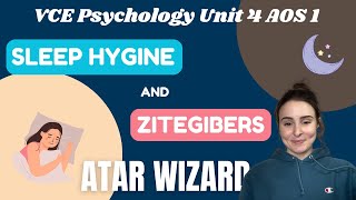 VCE Psychology Unit 4 AOS 1 sleep hygiene and zeitgebers [upl. by Nojid]