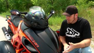 Motorcycle Review CanAm Spyder RSS [upl. by Roswald]