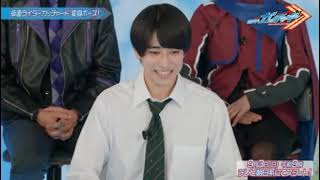 Press Conference Kamen Rider Gotchard 仮面ライダーガッチャード Recap  Junsei Motojima as Houtarou Ichinose [upl. by Aroda]