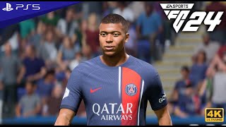 EA FC 24  Paris SG vs RC Lens  Ligue 1 Uber Eats  Full Gameplay PS5 4K60 [upl. by Naelcm296]