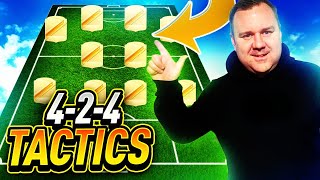 EAFC 24  ULTRA ATTACKING 424 CUSTOM TACTICS  PLAYER INSTRUCTIONS [upl. by Svoboda]