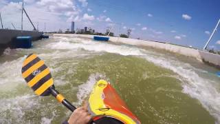 Riversport Rapids kayaking in Oaklahoma City OK [upl. by Ytisahcal852]