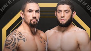 ROBERT WHITTAKER VS IKRAM ALISKEROV  FIGHT PREDICTION [upl. by Auhs]