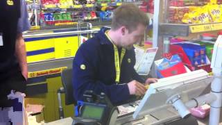 Aidan Power takes to the Tills in Lidl [upl. by Schram]