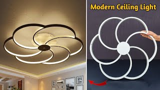 How To Make Wall Hanging Lamp  Modern Ceiling Light  Diy Wall Decor  Wall Decoration Ideas [upl. by Carolus]