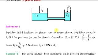 Chap 3 Meca Flu 1 partie Hydrostatique [upl. by Lisab959]